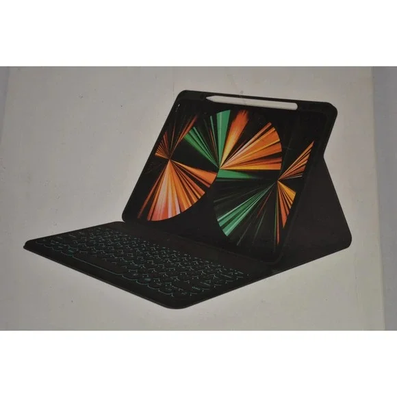 Bobolee Keyboard Case For iPad Pro 12.9" Wireless Detachable Rose Gold NEW - Picture 2 of 4